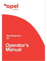 Opel mobile SmartBigButton Operator'S Manual preview