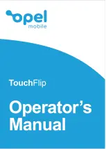 Preview for 1 page of Opel mobile TouchFlip Operator'S Manual