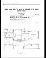 Предварительный просмотр 129 страницы Opel 1900 1973 Service Manual