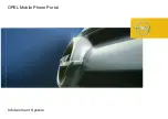 Opel Mobile phone portal Manual preview