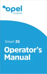 Preview for 1 page of Opel OMSZ622B Operator'S Manual