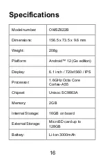 Preview for 17 page of Opel OMSZ622B Operator'S Manual