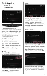 Preview for 1 page of Opel OnStar Navi 5.0 Quick Manual