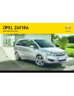 Opel OPEL ZAFIRA User Manual предпросмотр