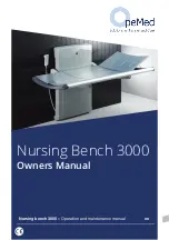 OpeMed Nursing Bench 3000 Owner'S Manual предпросмотр