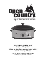 Предварительный просмотр 1 страницы Open Country 6 Qt. Electric Roaster Oven Care/Use And Recipe Manual