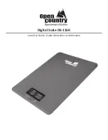 Предварительный просмотр 1 страницы Open Country DS-11SK Care/Use Manual