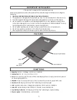 Предварительный просмотр 3 страницы Open Country DS-11SK Care/Use Manual