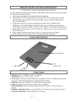 Предварительный просмотр 6 страницы Open Country DS-11SK Care/Use Manual