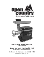 Open Country FG-10SK Care/Use Manual preview