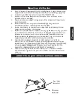 Предварительный просмотр 15 страницы Open Country FG-300SK Care/Use Manual