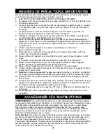 Preview for 9 page of Open Country FS-150SK Care/Use Manual