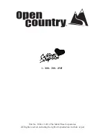 Preview for 12 page of Open Country PIC-14SK Care/Use Manual