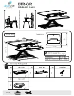 Preview for 1 page of Open Plan Systems DTR-CR Installation Manual