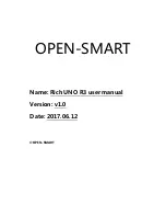 OPEN-SMART Rich UNO R3 User Manual preview