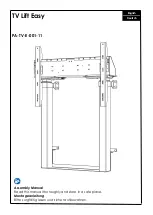 Preview for 1 page of opendesk TV Lift Easy PA-TV-E-001-11 Assembly Manual