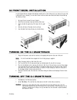 Предварительный просмотр 17 страницы OpenEye G4 GraniteRack Hardware Manual