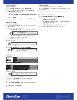 Preview for 2 page of OpenEye OE-CAE16 Quick Start Manual