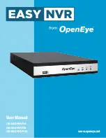 OpenEye OE-EASYNVR16 User Manual preview