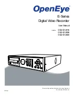 OpenEye OE2-E12004 User Manual предпросмотр