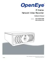 Preview for 1 page of OpenEye OE3-XRNVR08 Hardware Manual