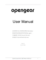 Opengear ACM5000 User Manual preview