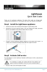 Preview for 1 page of Opengear ACM5004-GV-E Quick Start Manual