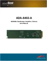 Preview for 1 page of Opengear ADA-8402-A User Manual