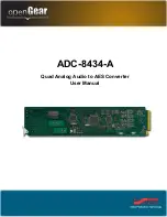 Preview for 1 page of Opengear ADC-8434-A User Manual