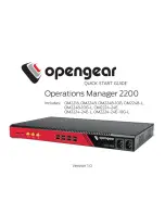 Preview for 1 page of Opengear Operations Manager 2200 Quick Start Manual