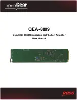 Opengear QEA-8809 User Manual предпросмотр