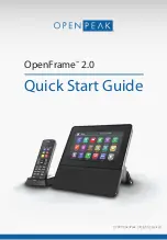 Предварительный просмотр 1 страницы OPENPEAK OpenFrame 2.0 Quick Start Manual