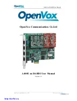 OpenVox A400E User Manual предпросмотр