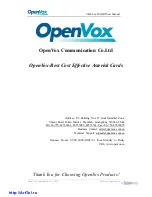 Предварительный просмотр 2 страницы OpenVox A400E User Manual