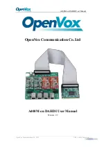 OpenVox A400M Series User Manual preview