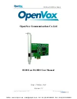 Preview for 1 page of OpenVox B100E User Manual