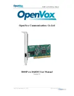 OpenVox B100P User Manual предпросмотр