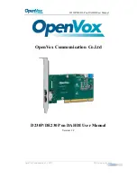 OpenVox D130P User Manual preview