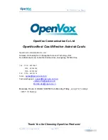 Предварительный просмотр 2 страницы OpenVox DE115E User Manual