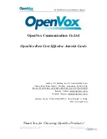 Предварительный просмотр 2 страницы OpenVox DE210P User Manual