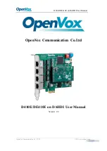 OpenVox DE410E User Manual предпросмотр