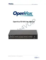 OpenVox FD180 User Manual предпросмотр