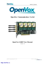 OpenVox G400P User Manual preview