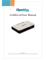 OpenVox iCallDroid User Manual preview