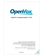 Preview for 16 page of OpenVox IPC120 User Manual