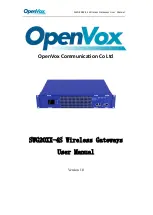 Предварительный просмотр 1 страницы OpenVox SWG-2016-4S G User Manual