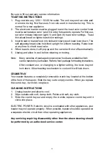 Preview for 3 page of Opera B675 Use And Care Manual