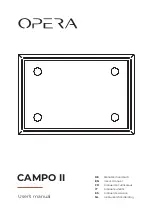 Preview for 1 page of Opera Campo CCA086A1 User Manual