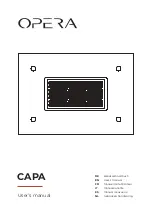 Opera Capa 1000 User Manual preview