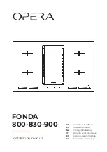 Opera FONDA 800 Installation Manual preview